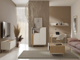 Raumbeispiel Serie Carmen in Macadamia / Frühlingseiche