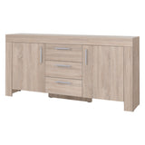 Cezar Sideboard 170 cm mit 2 Türen und 3 Schubladen – Sonoma Eiche