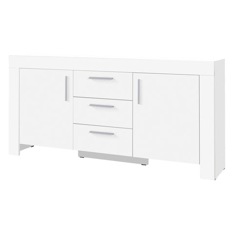 Cezar Sideboard 170 cm mit 2 Türen und 3 Schubladen – Weiß