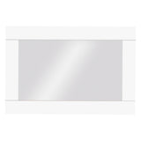 Cezar Wandspiegel 100 cm mit Rahmen – Weiß
