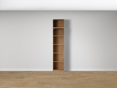 Combo Kleiderschrank-Set 01 – Korpus S1D mit Einlegeböden – Puccini Eiche