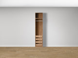 Combo Kleiderschrank-Set 05 – Korpus S1D mit Kleiderstange und 4 Schubladen – Puccini Eiche