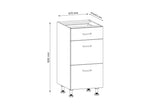 Unterschrank 40 cm - Aspen - Stilvoll und praktisch, bringt modernes Design in Ihre Küche. - ROYAL24_MARKT