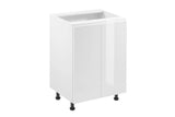 Unterschrank 60 cm - Aspen D60 Weiß/Hochglanz - ROYAL24_MARKT