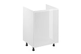 Küchenzeile - Aspen - Weiß Oder Grau (Hochglanz) - K40-G340 cm - ROYAL24_MARKT
