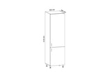 Kühlumbauschrank 60 cm - Aspen D60ZL-P/L Grau/Hochglanz - ROYAL24_MARKT