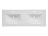 Doppel-Möbelwaschbecken Skyla I 121 × 46 cm – Weiß, glänzend, eckig – Ansicht 6
