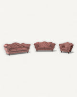 Polstergarnitur Chesterfield Gloria 3 - 2 - 1 - Premium Set - Handgemacht - Premium Materialien - Garantierte Qualität - ROYAL24_MARKT