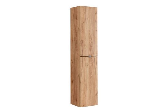 Badezimmer Hochschrank – Capri Oak – Stilvolle und platzsparende Aufbewahrung.