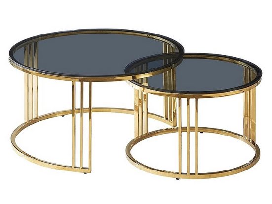 Couchtisch – Set aus zwei Wiener – Transparentes Design für einen leichten Look.