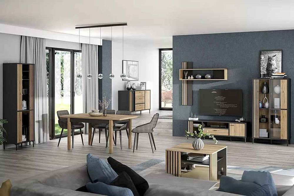 Wohnzimmer-Set – Joakimis – Es gibt Wärme und natürlichen Charakter.