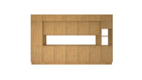 Nexa Küchenzeile KÜ05-L – Woodline – 420 cm – Großzügige Designküche mit maximalem Stauraum