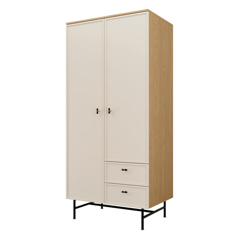 Elora Kleiderschrank in Frühlingseiche / Macadamia