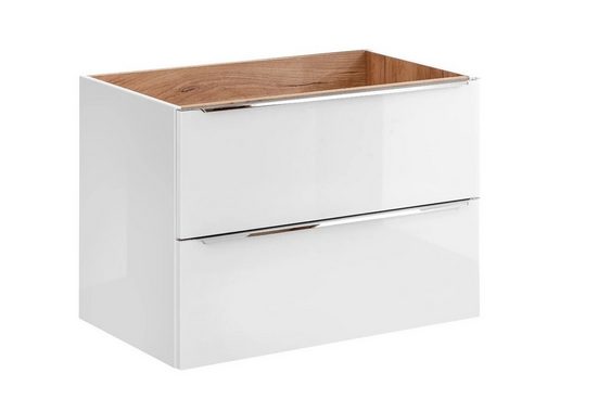 Waschbeckenschrank – Capri White – Intelligente Lösungen für stilvolle Badezimmerorganisation.
