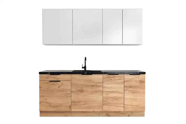 Küchenzeile - Praktische Küchenmöbel für jedes Zuhause, (Komplett Set), Hochwertig - Modern - Exklusiv. - ROYAL24_MARKT