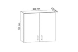 Hängeschrank 80 cm - Aspen - Erreicht neue Höhen in Design und Funktionalität für Ihre Küche - ROYAL24_MARKT