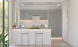 Velmora U-Form Küche KÜ-AS-010 – 310 × 289 × 210 cm – Grau Hochglanz – mit viel Stauraum und MDF-Fronten