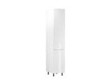 Hochschrank 40 cm – Velmora D40SP-P/L Weiß/Hochglanz