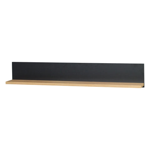 John Wandregal 120 cm – Eiche Lefkas / Schwarz