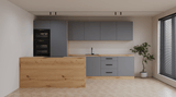 Küchenzeile K104-G360 – Nexa Beige – Moderne Optik mit durchdachter Funktion