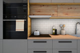 Küchenzeile Nexa Grau & Woodline – 400 cm – K18-G400 – Kochbereich