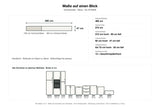 Maße Küchenzeile Nexa KL16-M320: Stellmaß 480 cm – Farbe Beige Matt