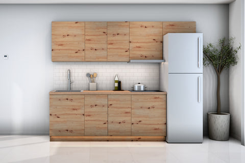 Küchenzeile Nexa Woodline – 260 cm – K16-G260 – Raumansicht frontal