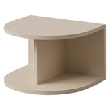 Lexi Nachttisch hängend 40 cm mit Ablagefach – Cremona Eiche / Macadamia / Meeresblau