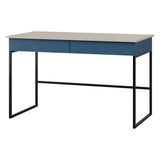 Lorin Schreibtisch 125 cm mit 2 Schubladen – Kaschmir