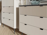 Marly Detail – Kaschmir / Grauer Stein