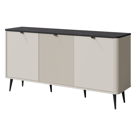 Marly Sideboard in Kaschmir / Grauer Stein