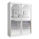Modin Schwebetürenschrank in Weiß