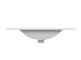 Möbelwaschbecken Lavena 81 × 46 cm – Weiß, glänzend, eckig – Ansicht 4