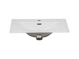 Möbelwaschbecken Skyla 71 × 46 cm – Weiß, glänzend, eckig – Ansicht 3