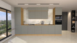 Nexa Küchenzeile KÜ04-L – Beige – 420 cm – Modernes Küchensystem mit durchdachter Stauraumlösung