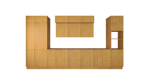 Nexa Küchenmöbel-Set KÜ-LN-003 – 460 cm – Woodline – Ansicht 2