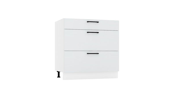 Unterschrank D80S3 – Dnoria – 3 Schubladen für effiziente Organisation