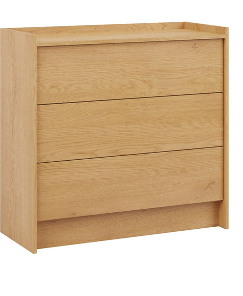 Akari Kommode Modern Elegant – Stilvolle 3-Schubladen Kommode mit Push-to-Open System