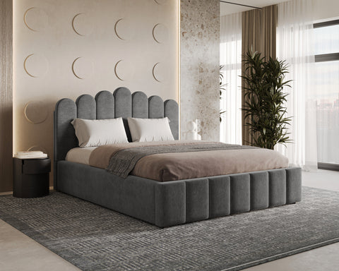 Polsterbett – Bett 03 – Tresor – Gepolstertes Bett mit Metall-Lattenrost – Ansicht 2
