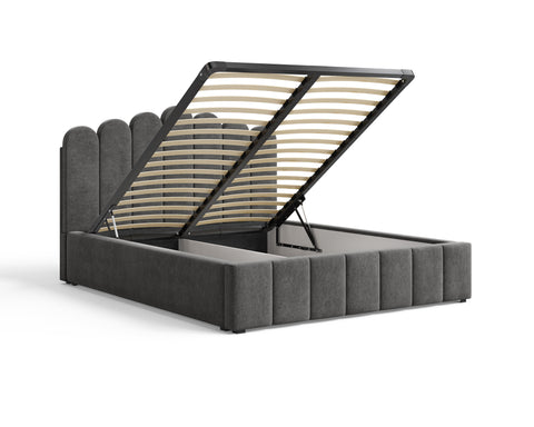 Polsterbett – Bett 03 – Tresor – Gepolstertes Bett mit Metall-Lattenrost – Ansicht 8