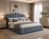 Polsterbett – Bett 03 – Tresor – Gepolstertes Bett mit Metall-Lattenrost – Ansicht 19