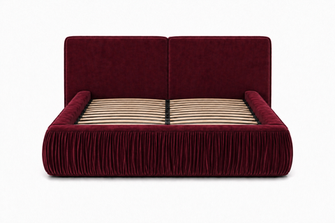 Polsterbett – Bett 08 – Rivera – Bett mit Metall-Lattenrost und Bettkasten – Ansicht 7
