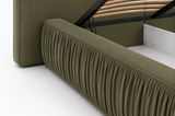 Polsterbett – Bett 08 – Rivera – Bett mit Metall-Lattenrost und Bettkasten – Ansicht 30