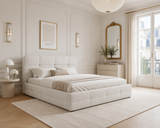 Polsterbett – Bett 17 – Aragon – Gepolstertes Bett mit Metall-Lattenrost – Ansicht 2