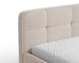 Polsterbett – Bett 17 – Aragon – Gepolstertes Bett mit Metall-Lattenrost – Ansicht 12