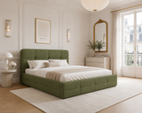 Polsterbett – Bett 17 – Aragon – Gepolstertes Bett mit Metall-Lattenrost – Ansicht 18