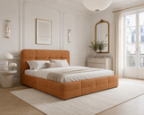 Polsterbett – Bett 17 – Aragon – Gepolstertes Bett mit Metall-Lattenrost – Ansicht 26