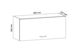 Glashängeschrank G80KS - Provence - Glanz und Ordnung für moderne Küchen. - ROYAL24_MARKT
