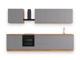 Küchenzeile K89 - G340 - Langen Beige -  Strapazierfähig mit modernem Flair - ROYAL24_MARKT