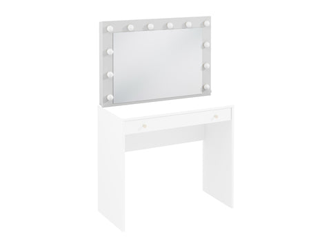 Rosello Eleganter LED-Spiegel mit Beleuchtung – Stilvoll und Modern in Weiß – Ansicht 5